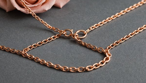 La chaîne en or rose : l'accessoire qui fait la différence